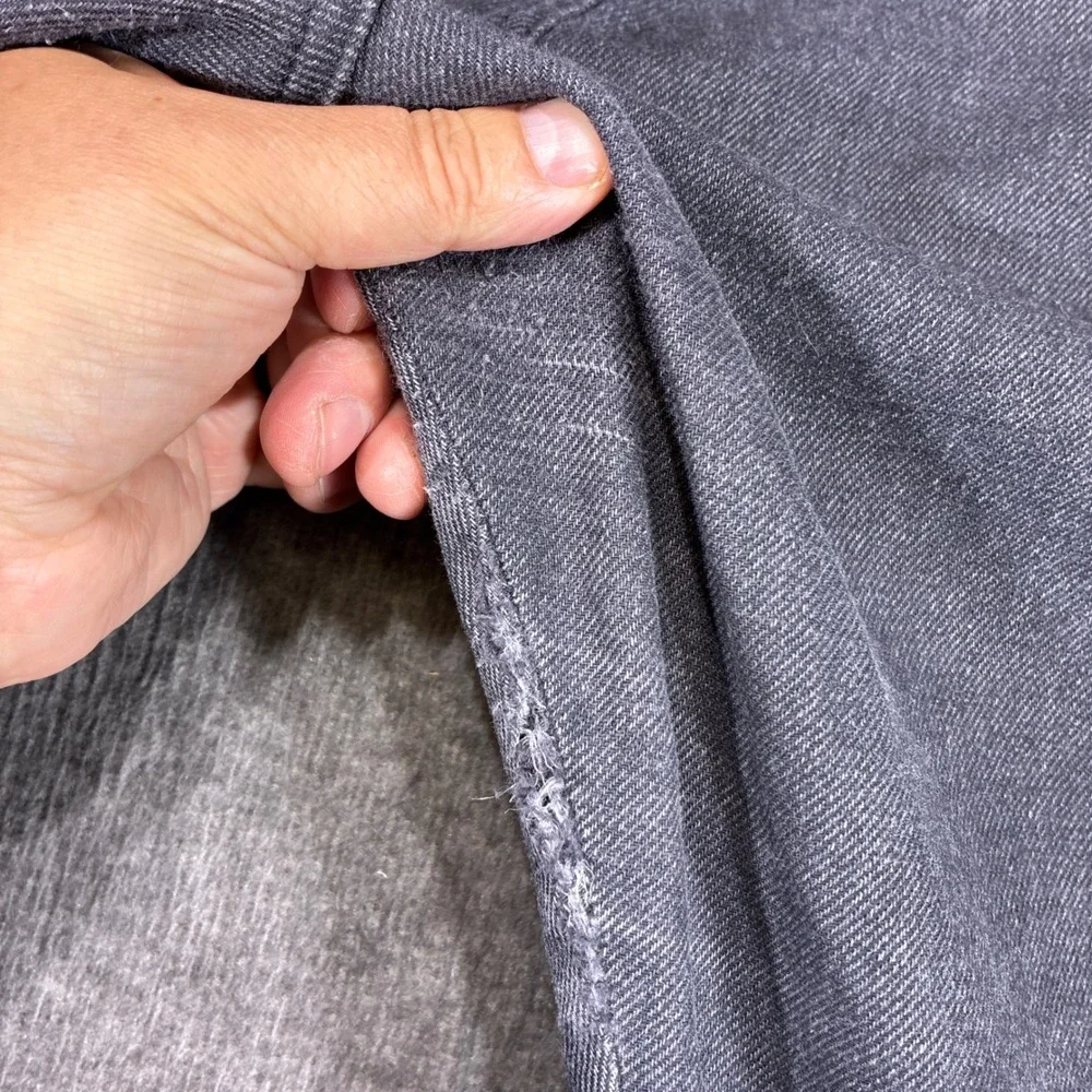 Levi's XX Chino Pants Standard Taper Mens 42x34 Gray Distressed Tech Office